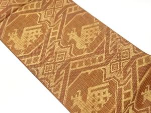 有栖川模様織出し袋帯